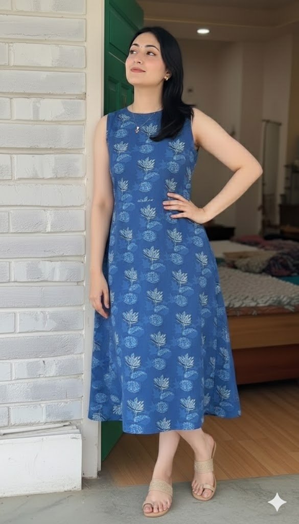 Blue Floral Serenity - Image 2