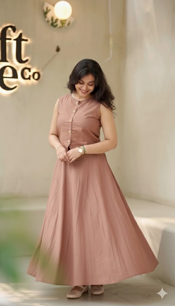 Modern Grace Flared Dress - Image 3