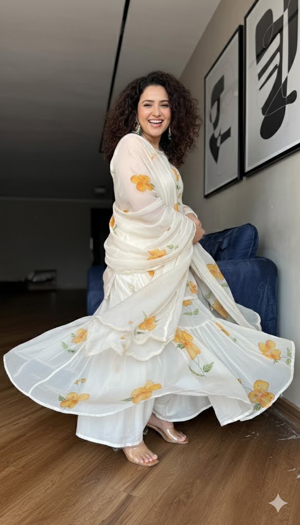 Silk Kurta Set with Intricate Gold Embroidery - Image 3