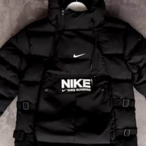 Running Tech Utility Puffer Anorak Jacket