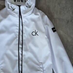 Lightweight Windbreaker Jacket For Men In White