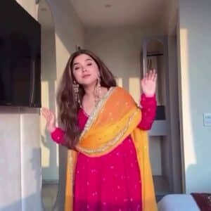 Designer Georgette Embroidered Gown with Pant & Dupatta Set