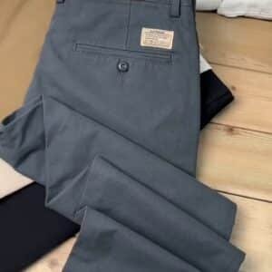 Men’s Premium Relaxed Fit Cotton Chinos